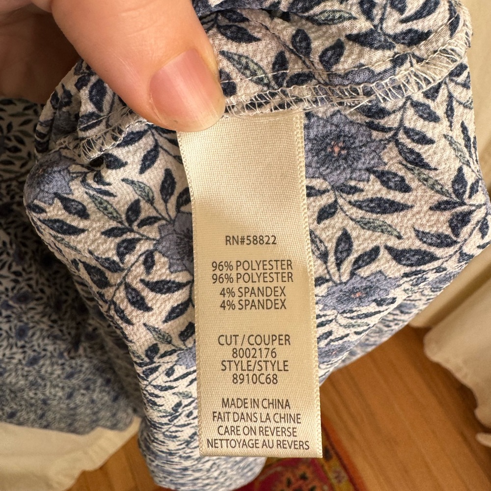 Max Studio Blue Patterned Maxi Dress - Picture 6 of 7